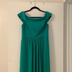 Adrianna Papell Long Green Dress